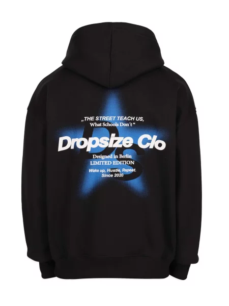Dropsize Tréning póló Halftone Star királykék / fekete fehér