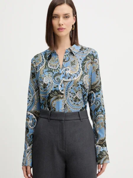 Guess cămașă CLARISSE albastru