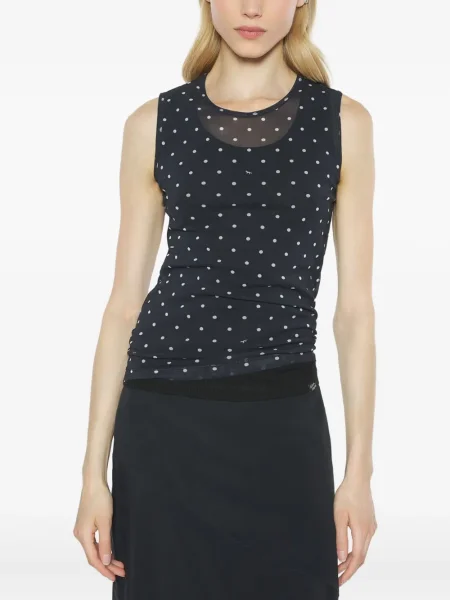 Топ Maison Kitsuné на точки черно