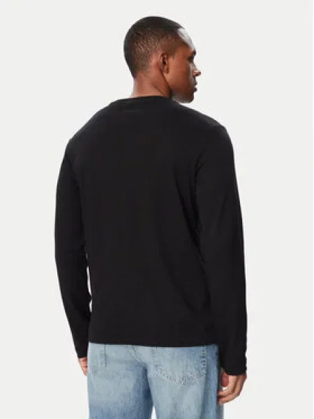 Calvin Klein Majica z dolgimi rokavi črna