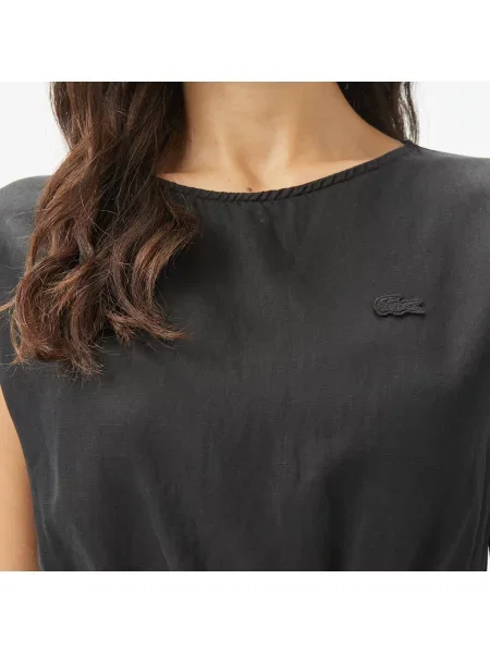 Lacoste блузка Regular Fit чорна