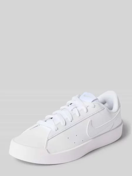Sneakersy z detal z logo Nike białe