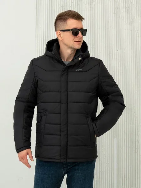Пуховик City Fashion Classic чорний