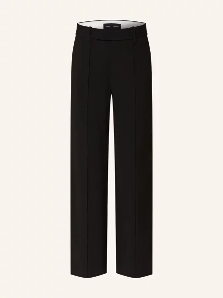Proenza Schouler Spodnie Marlena Weyes schwarz czarne