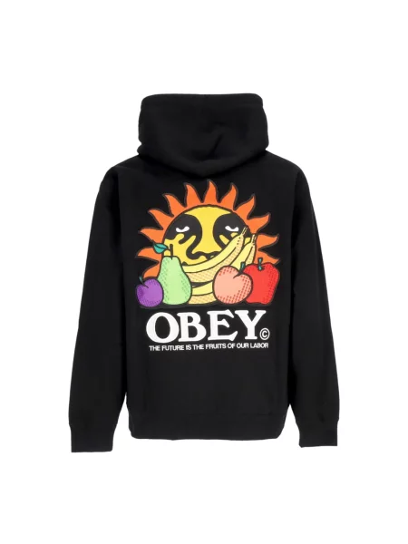 Bluza polarowa Obey polarowa czarna