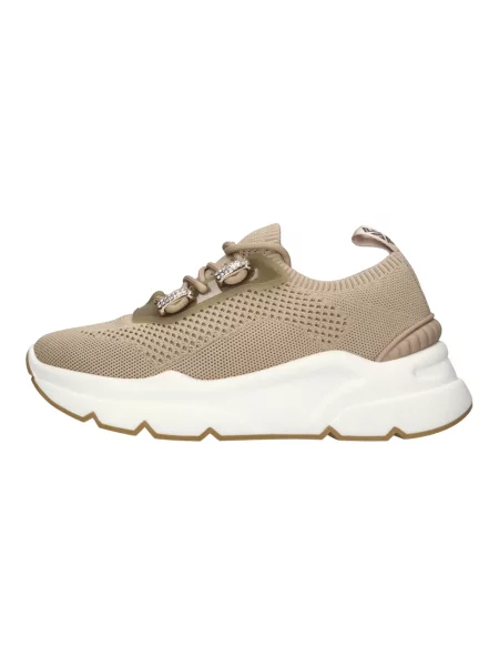 Sneakersy Emanuélle Vee skórzane beżowe