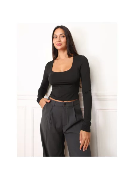 Top La Modeuse crna