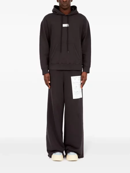 Суичър с качулка Mm6 Maison Margiela черно
