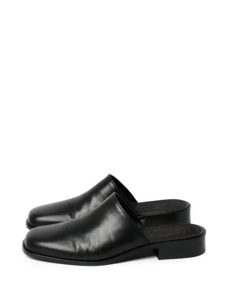 Papuci tip mules Studio Nicholson negru