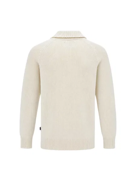 Sweter Sebago wełniany biały