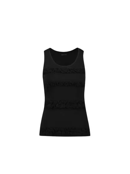 Dzianinowy top Simone Rocha czarny