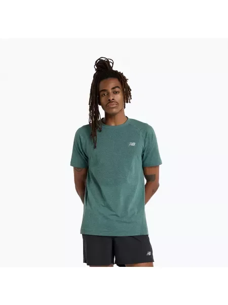 Férfi New Balance Athletics Seamless newspruc póló. Méret: S zöld