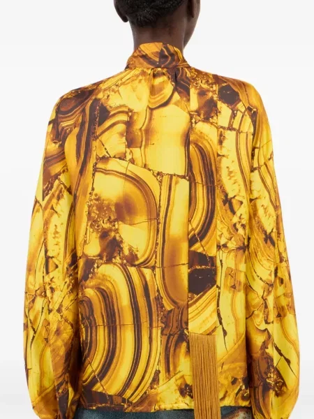 Блуза Roberto Cavalli жълто