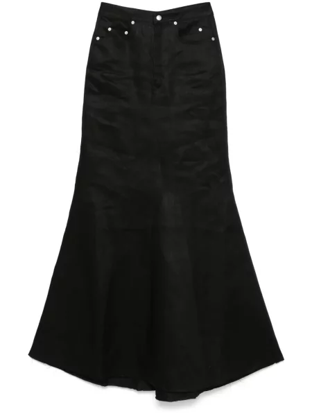 Fusta maxi Rick Owens negru