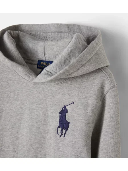 Hoodie Polo Ralph Lauren γκρι