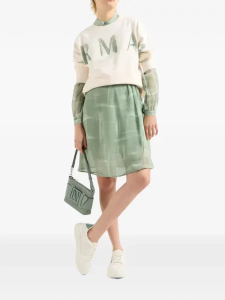 Lung rochie mini Armani Exchange verde
