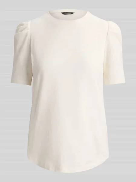 T-shirt o kroju regular fit z czystej bawełny Lauren Ralph Lauren