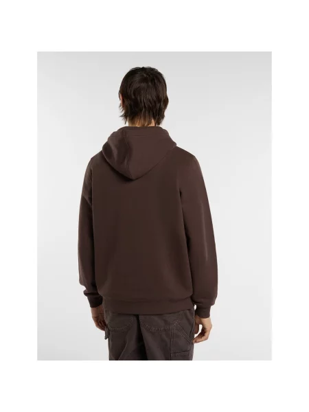 Dickies kapucnis melegítőfelső férfi pamuttal barna