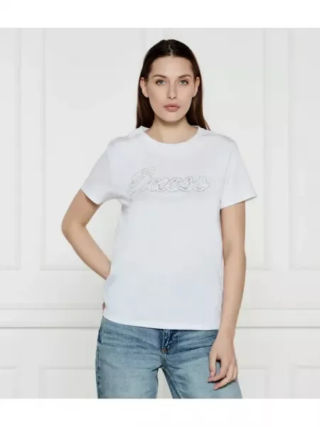 GUESS Tricou alb