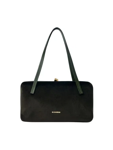 Torebka Jil Sander skórzana zielona