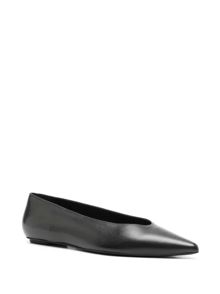 Balerinki Stuart Weitzman skórzane czarne