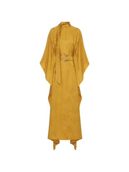 Maksi sukienka maxi Taller Marmo garniturowa żółta