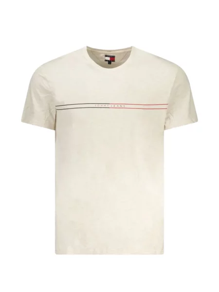 Tricou Tommy Hilfiger cu dungi cu autograf