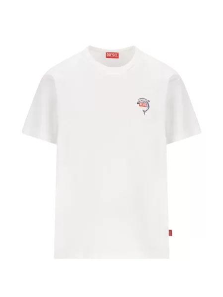 Grafic tricou Diesel alb