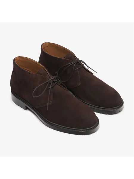 Botki Sebago skórzane brązowe