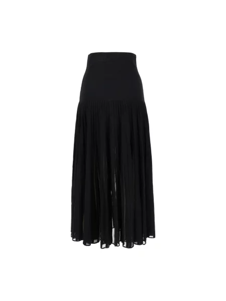 Spódnica midi Alaïa czarna