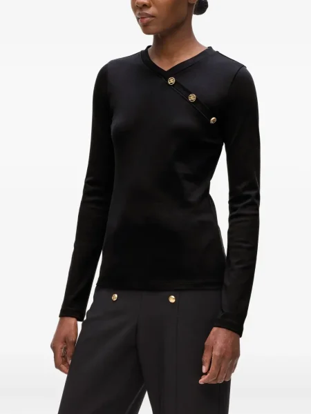 Top Karl Lagerfeld lung negru