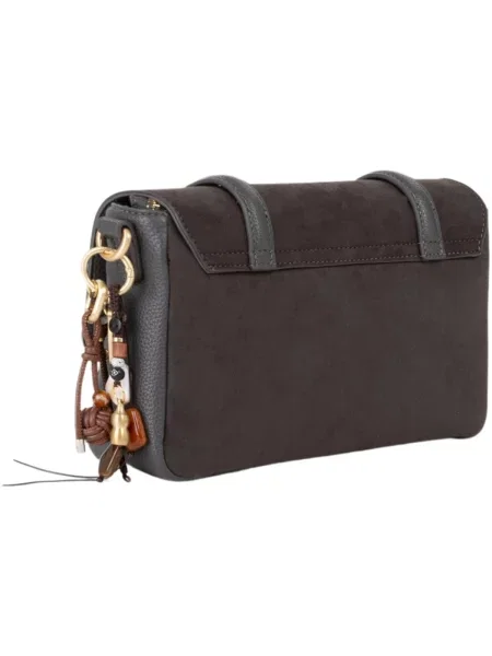 Valentino Bags geantă crossbody pentru femei cu imitație de piele întoarsă WINNIE WINTER gri