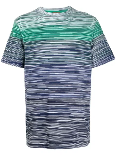Tricou Missoni cu gradient albastru