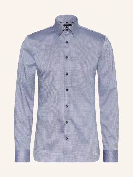 Olymp Koszula No. Six Super Slim blau granatowa