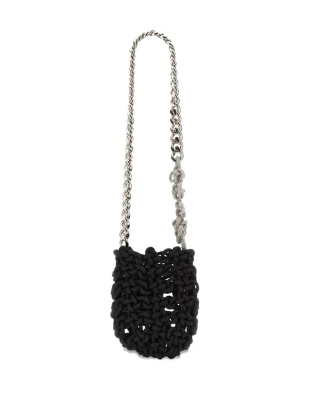 Colier Kara tricotate negru
