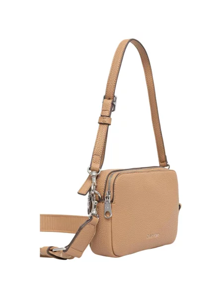 Kabelka Calvin Klein hnědá