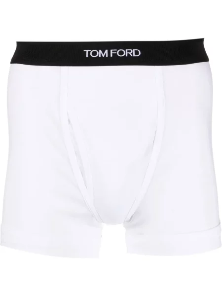 Pantaloni scurți Tom Ford stretch alb