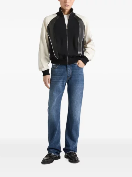 Geacă Givenchy cu broderie negru
