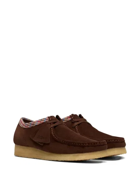 Zomšinės pledinės auliniai batai Clarks Originals ruda