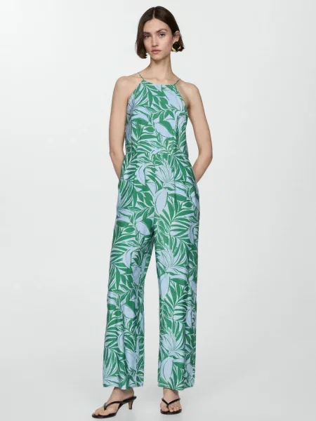 Комбинезон Mango зеленый