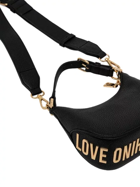 Kabelka Love Moschino s autogramem černá