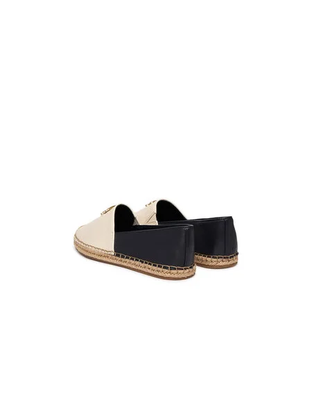 Tommy Hilfiger espadrilky dámske TH LOGO LEATHER ESPADRILLE béžová