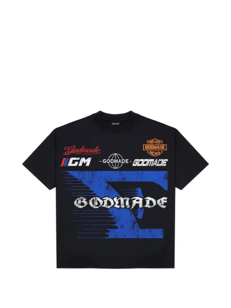 Tricou Godmade cu imagine negru
