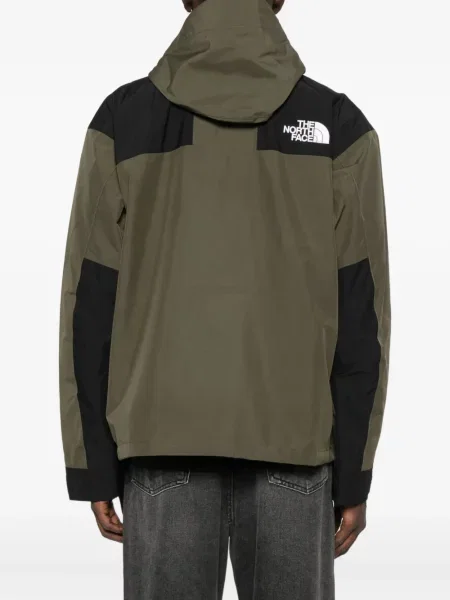 Geacă The North Face cu glugă verde
