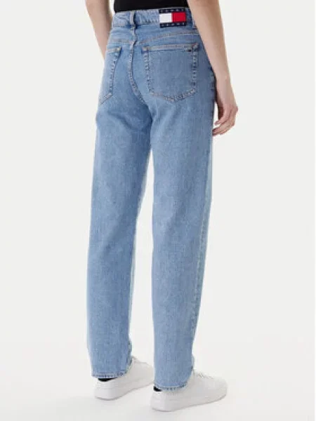 Tommy Jeans Džinsai Kira Straight Fit mėlyna