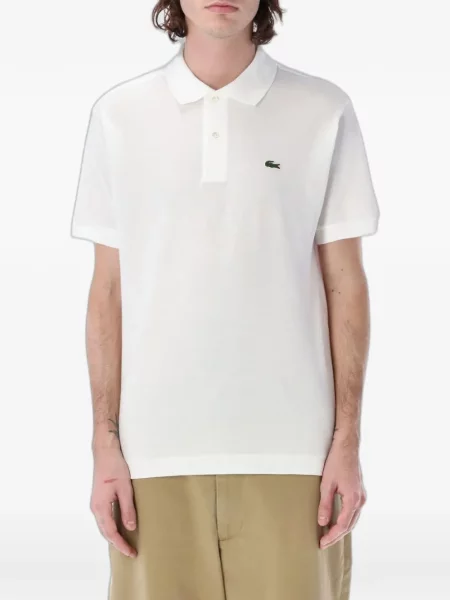 Tricou polo Lacoste alb