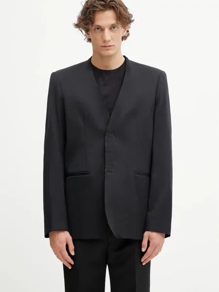 Suknjič z volno Maison Margiela x Wardro črna