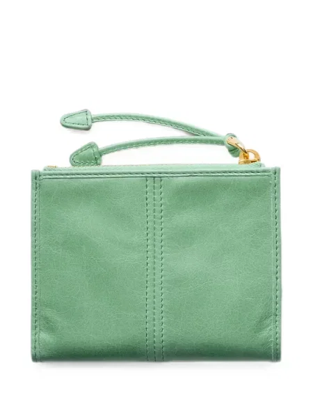 Portofel Prada din piele verde
