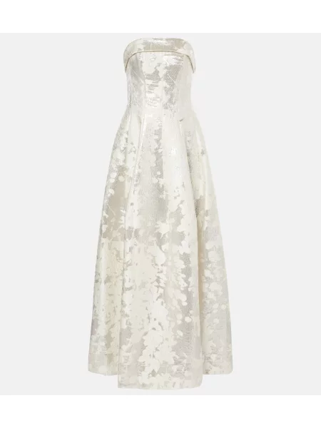 Rochie Simkhai din jacard argintiu