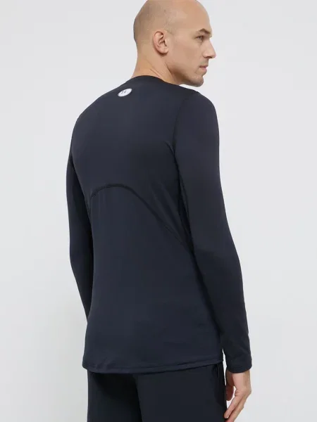 Hosszú ujjú hosszú hosszú ujjú póló Under Armour fekete